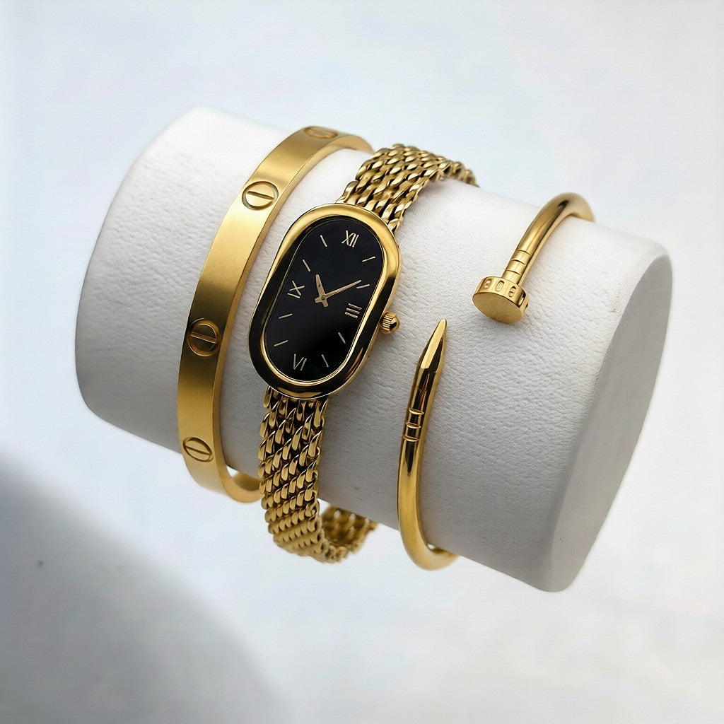 Dummy Watch & Gemstone Trio Set